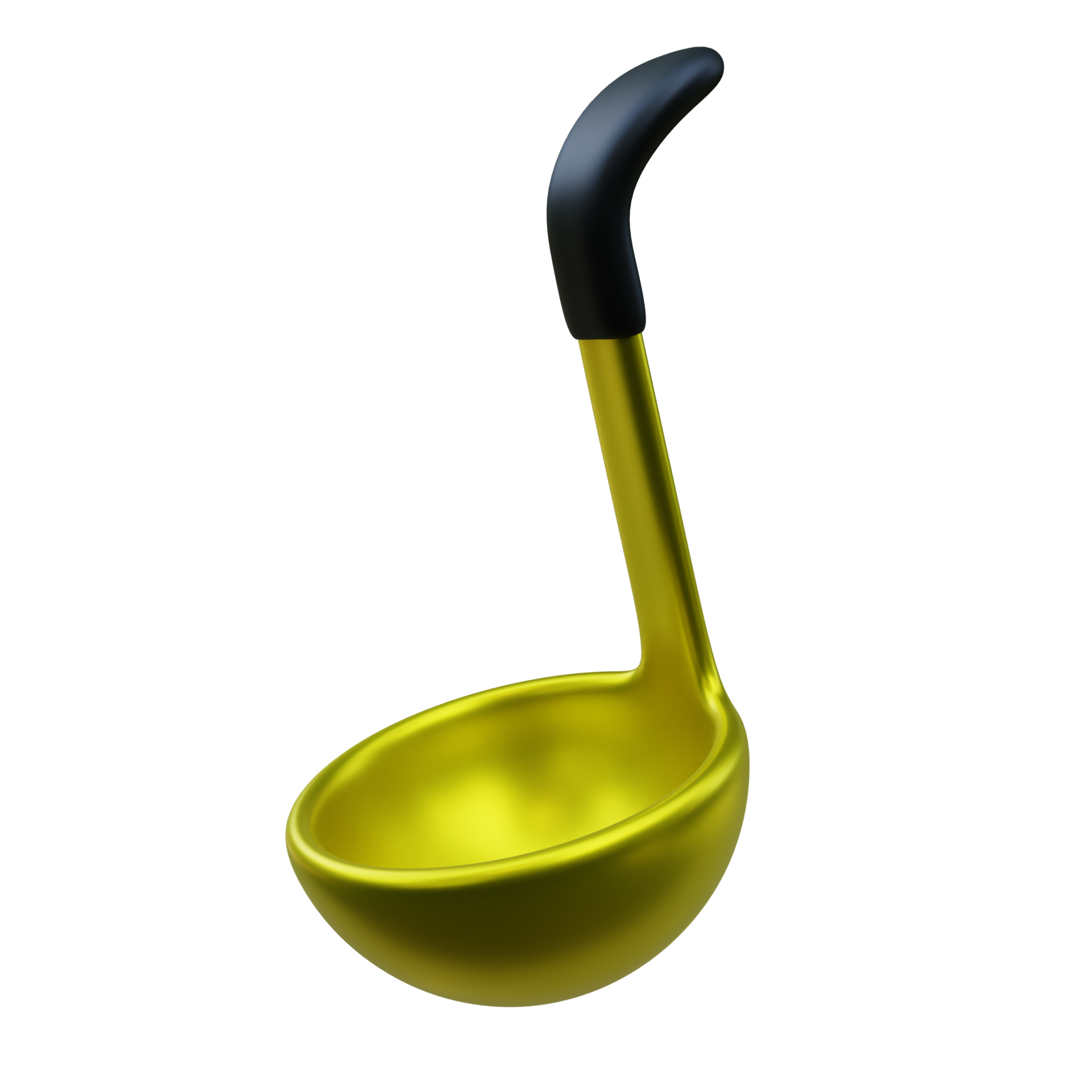 Luxury Gold Ladle 3d Illustration 14500614 PNG