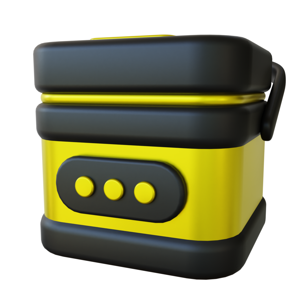 Luxury Gold Rice Cooker 3d Illustration png