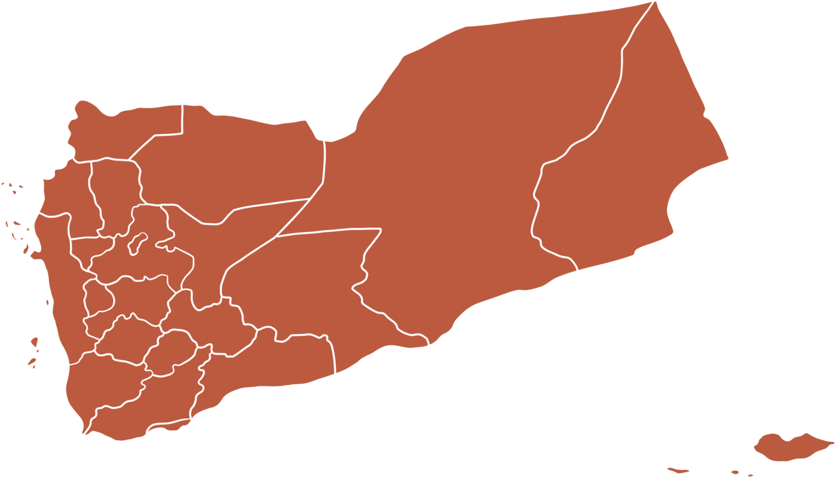 doodle freehand drawing of yemen map. png