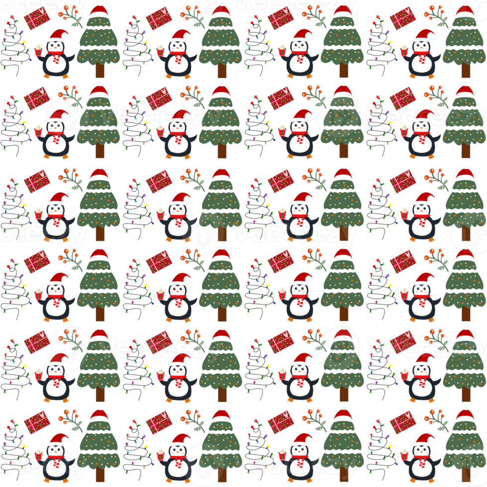 Christmas seamless pattern png