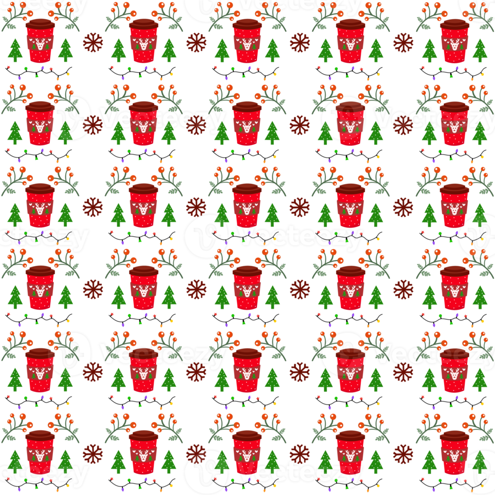 Christmas seamless pattern png