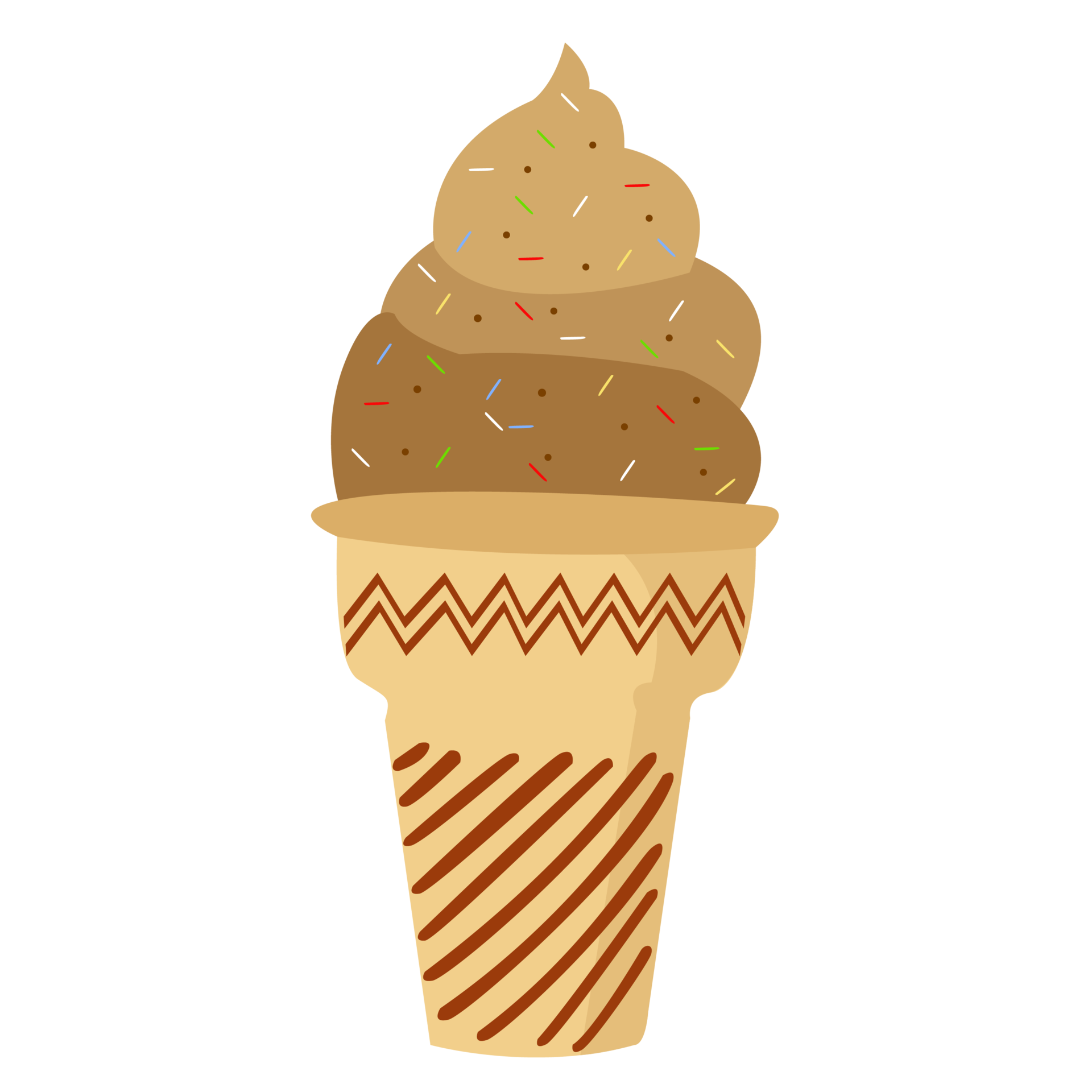 Coffee Ice Cream Clipart 14501053 PNG