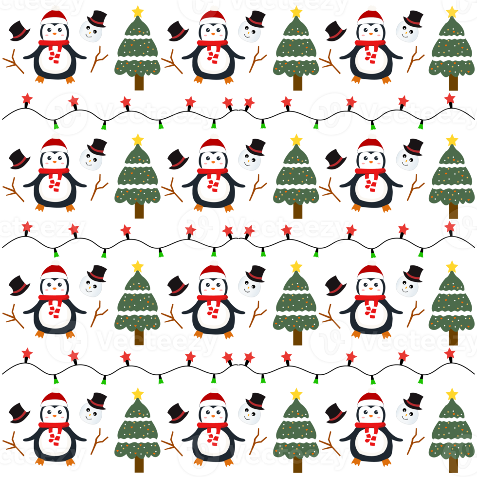 Christmas seamless pattern png