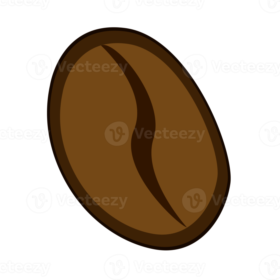 Coffee bean clipart png