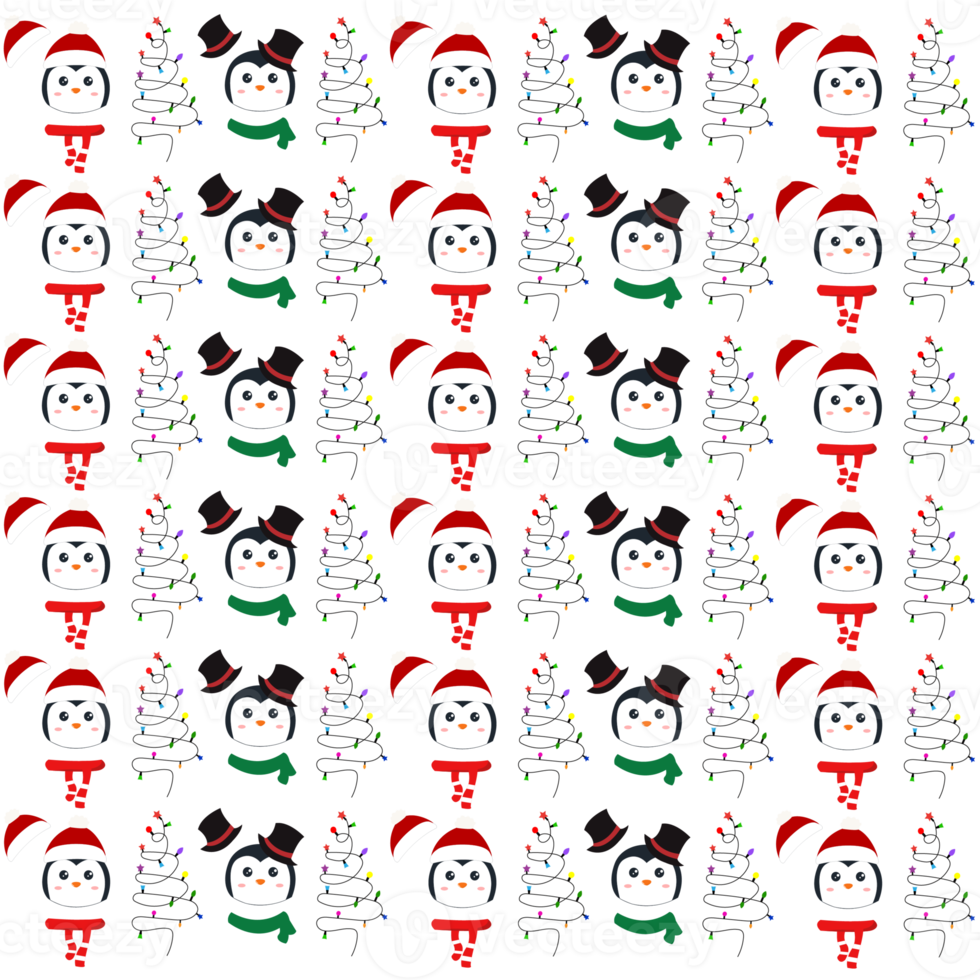 Christmas seamless pattern png