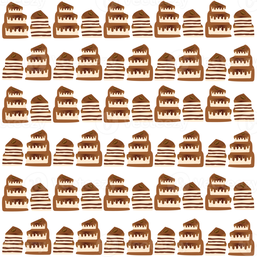 Coffee seamless pattern png