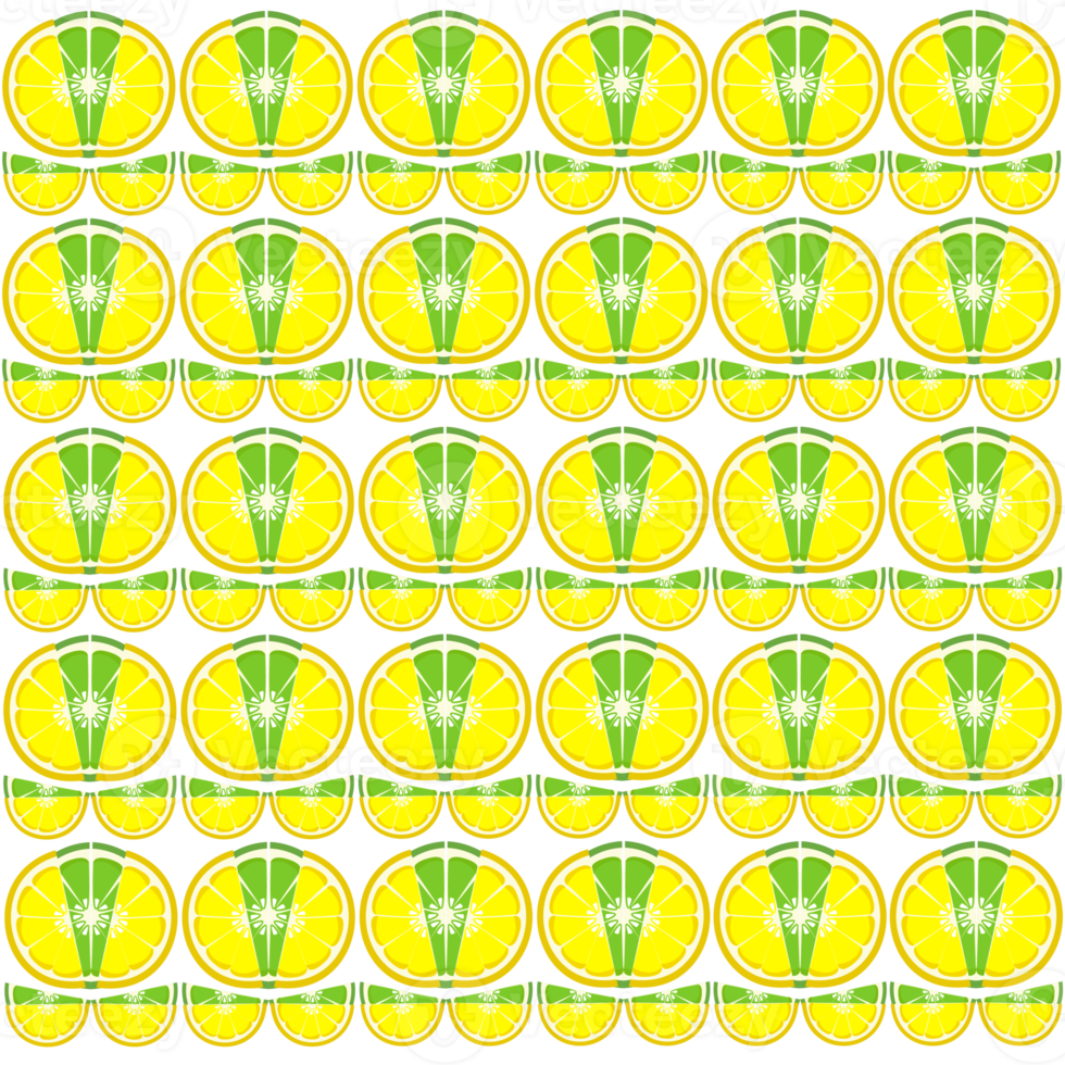 Lemon seamless pattern png