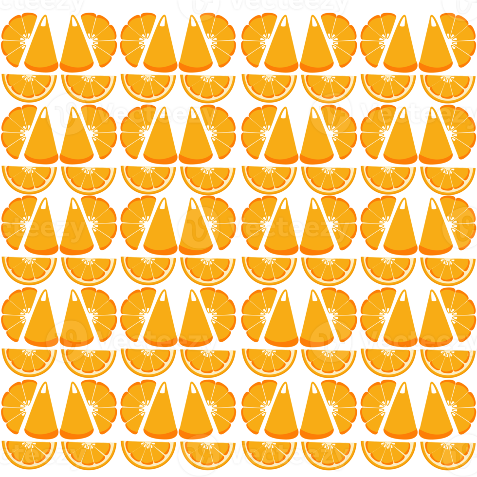 Orange seamless pattern png