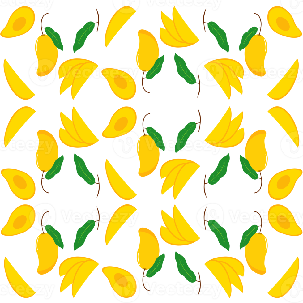 Mango seamless pattern png