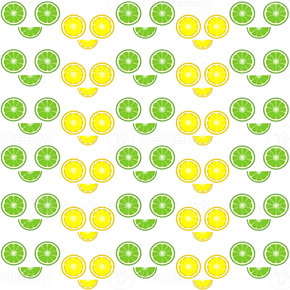 Lemon seamless pattern png