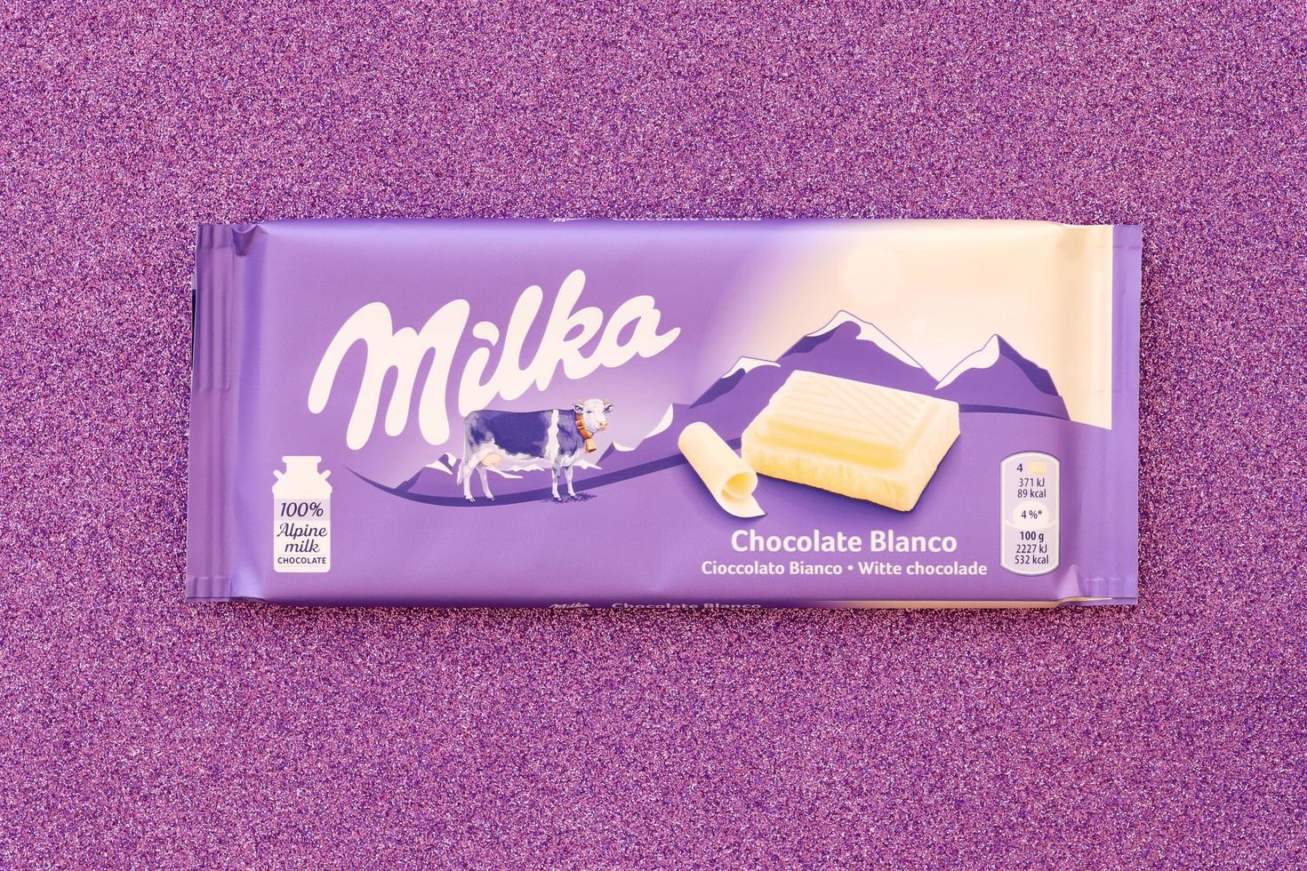 Milka White Chocolate Bar - 100g