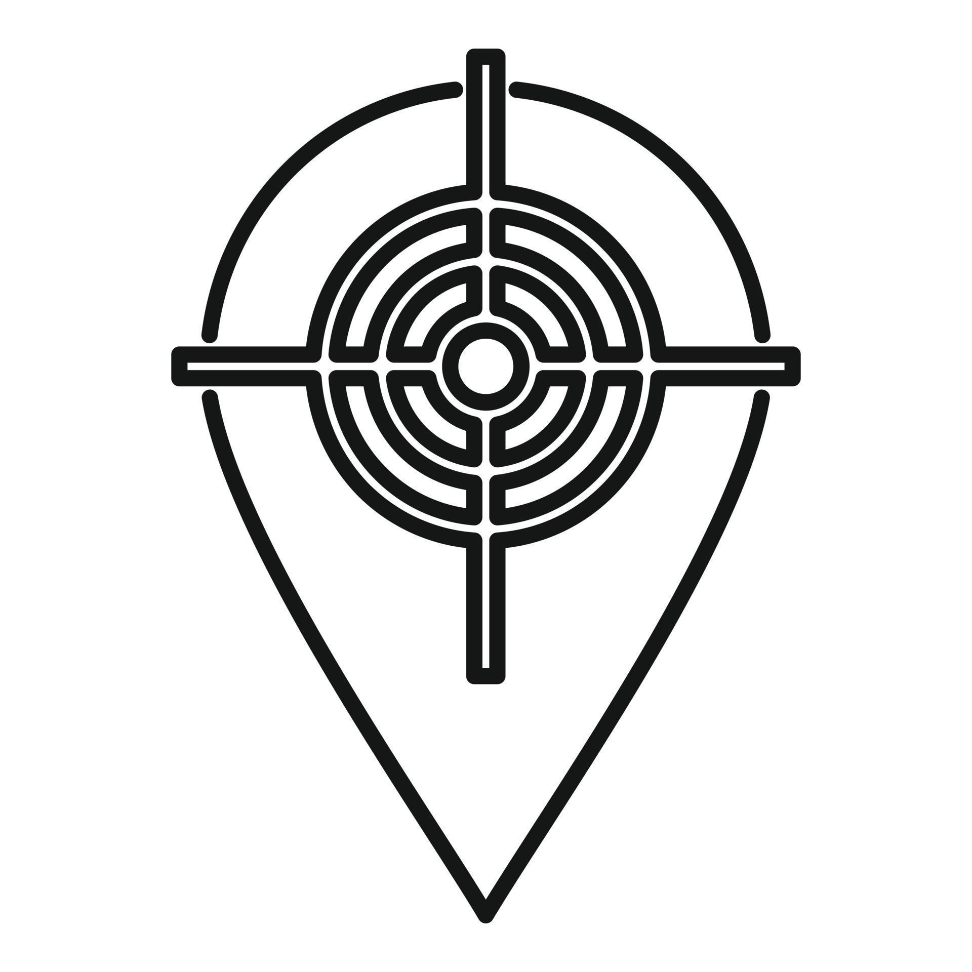 Target pin exploration icon, outline style 14502538 Vector Art at Vecteezy
