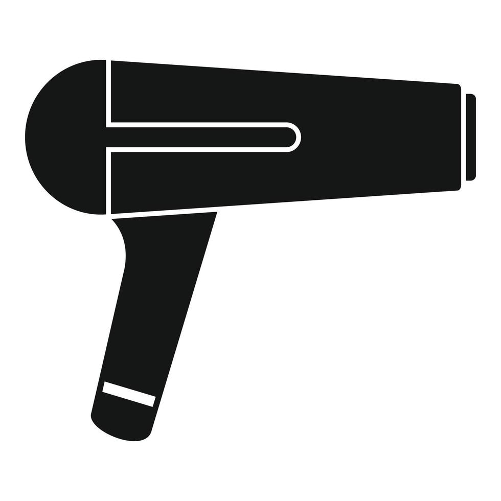 Hair dryer icon, simple style vector