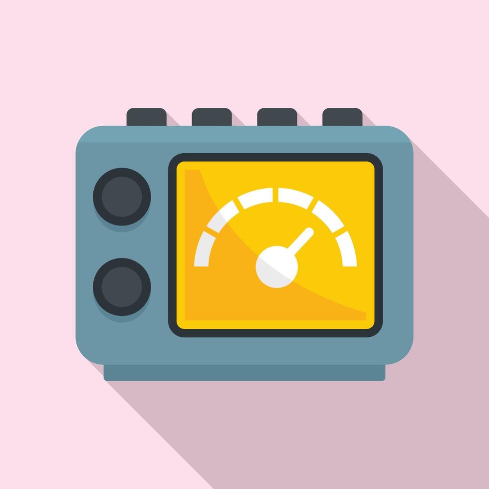 Tattoo device icon, flat style vector