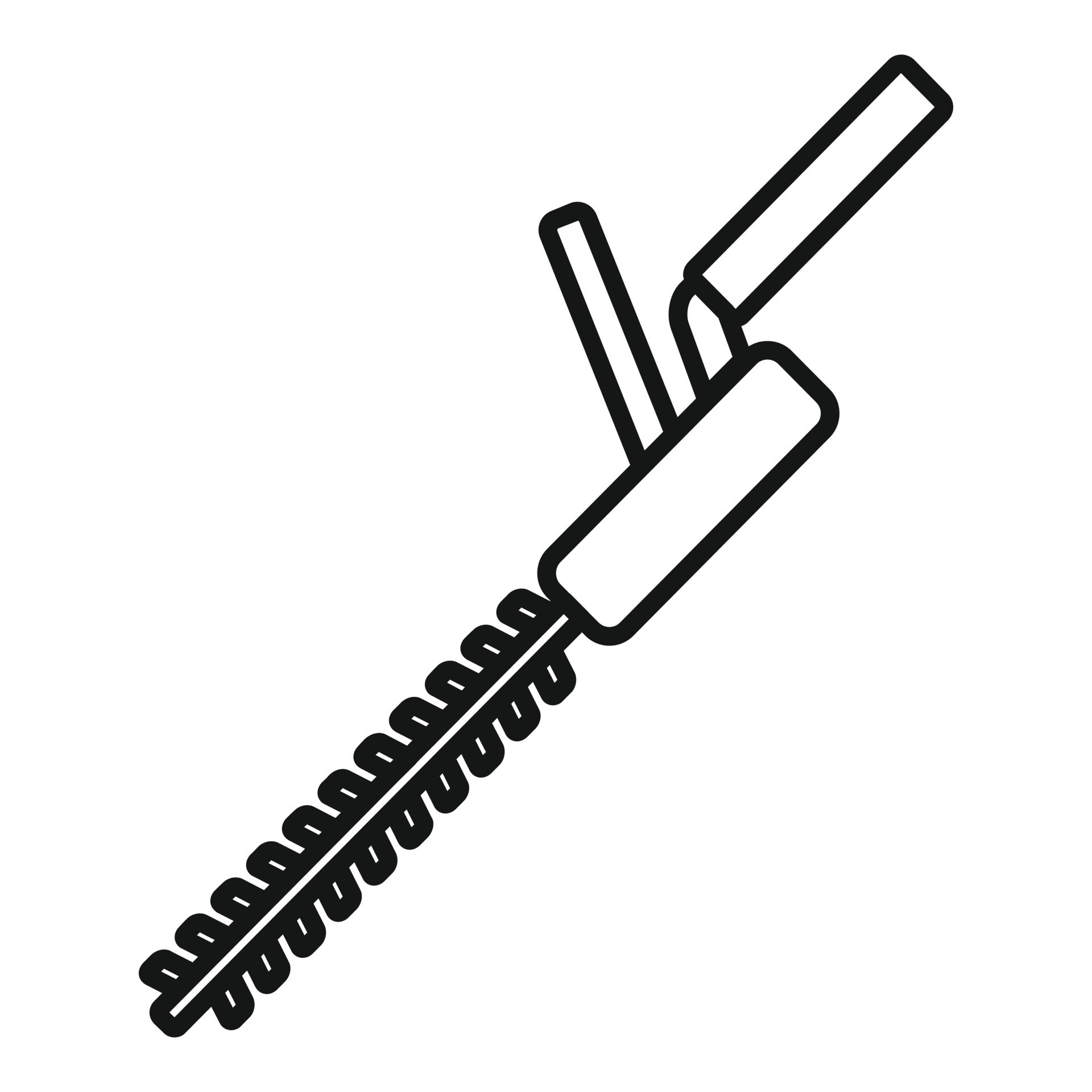 Brush cutter icon, outline style 14502665 Vector Art at Vecteezy