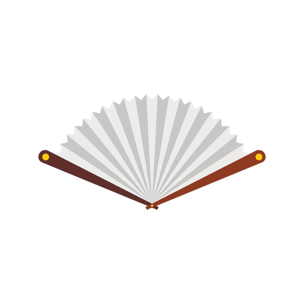 White fun icon, flat style vector