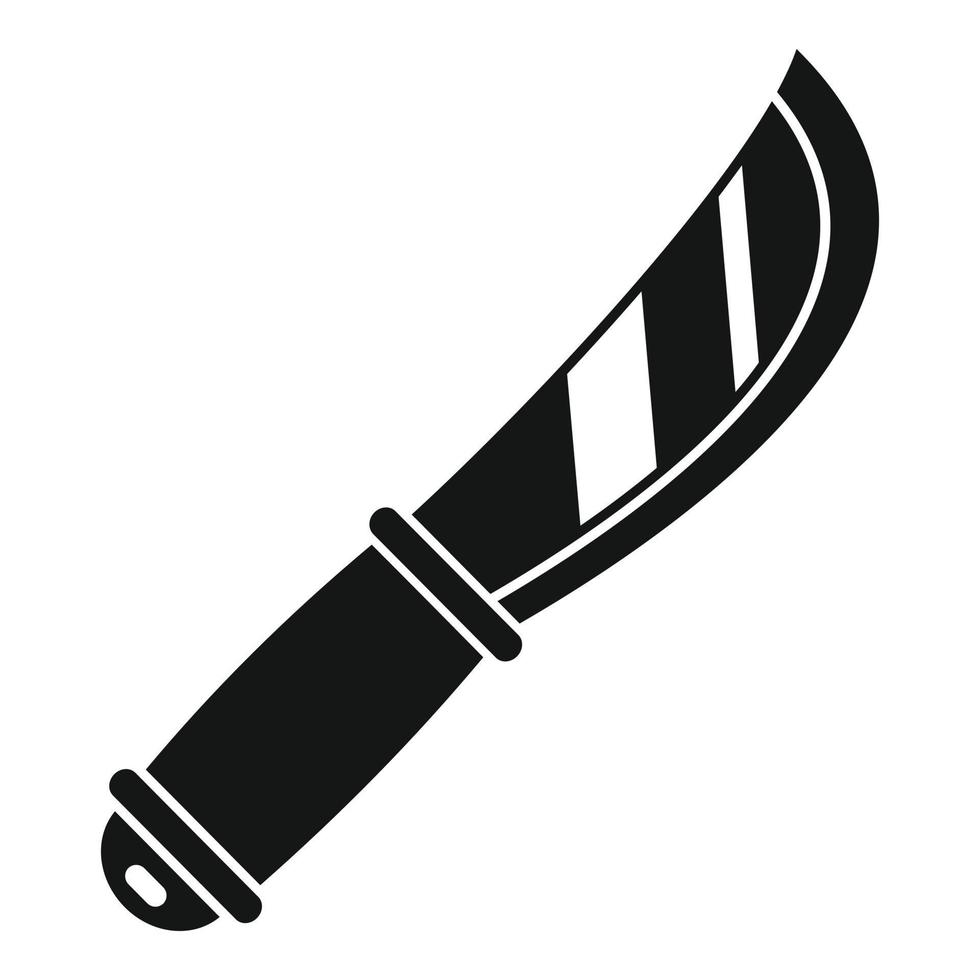 Shoe repair knife icon, simple style vector