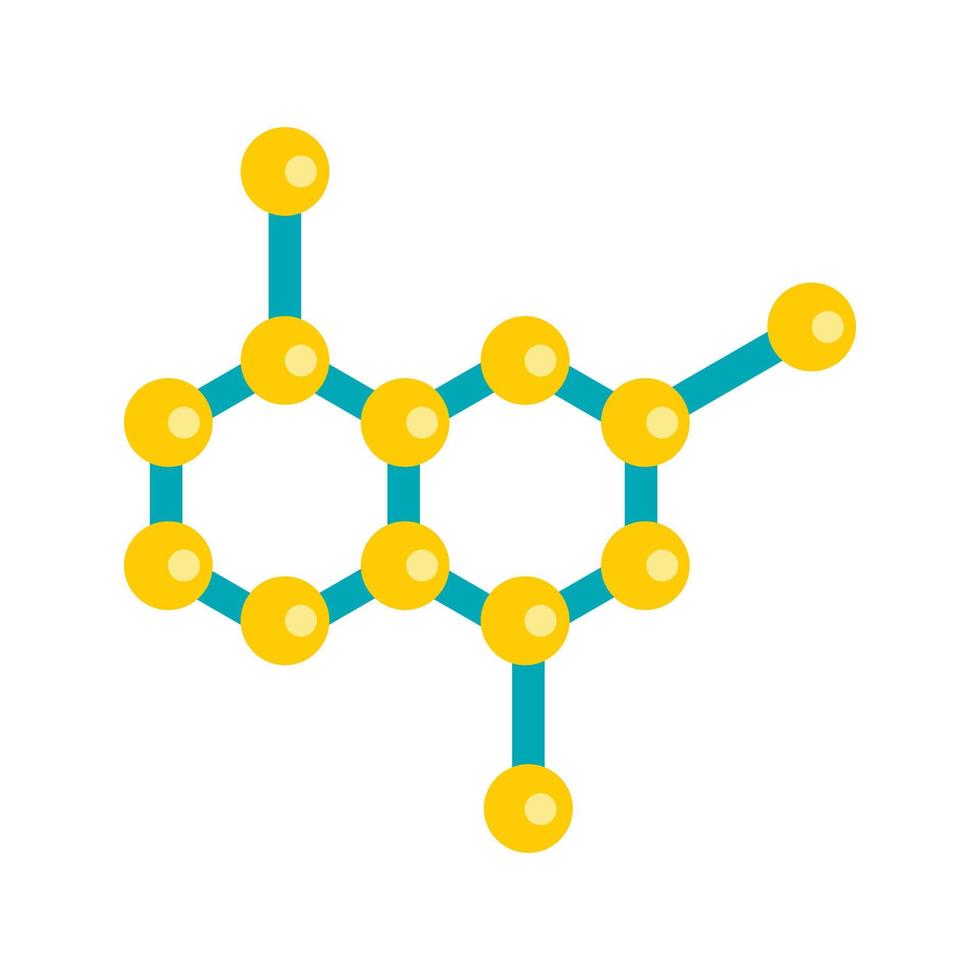 icono de celosía de cristal, estilo plano vector