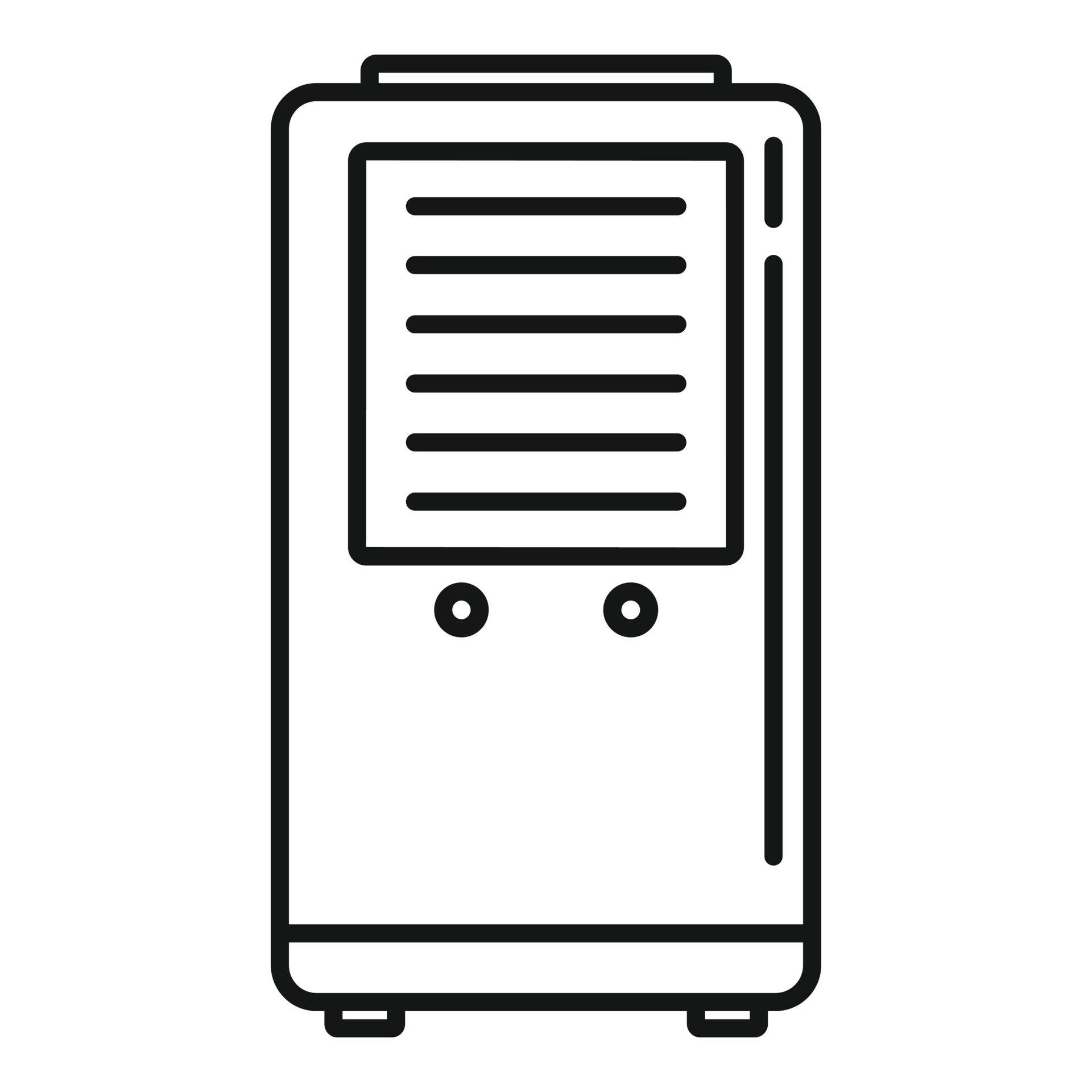 Air conditioner stand icon, outline style 14503229 Vector Art at Vecteezy