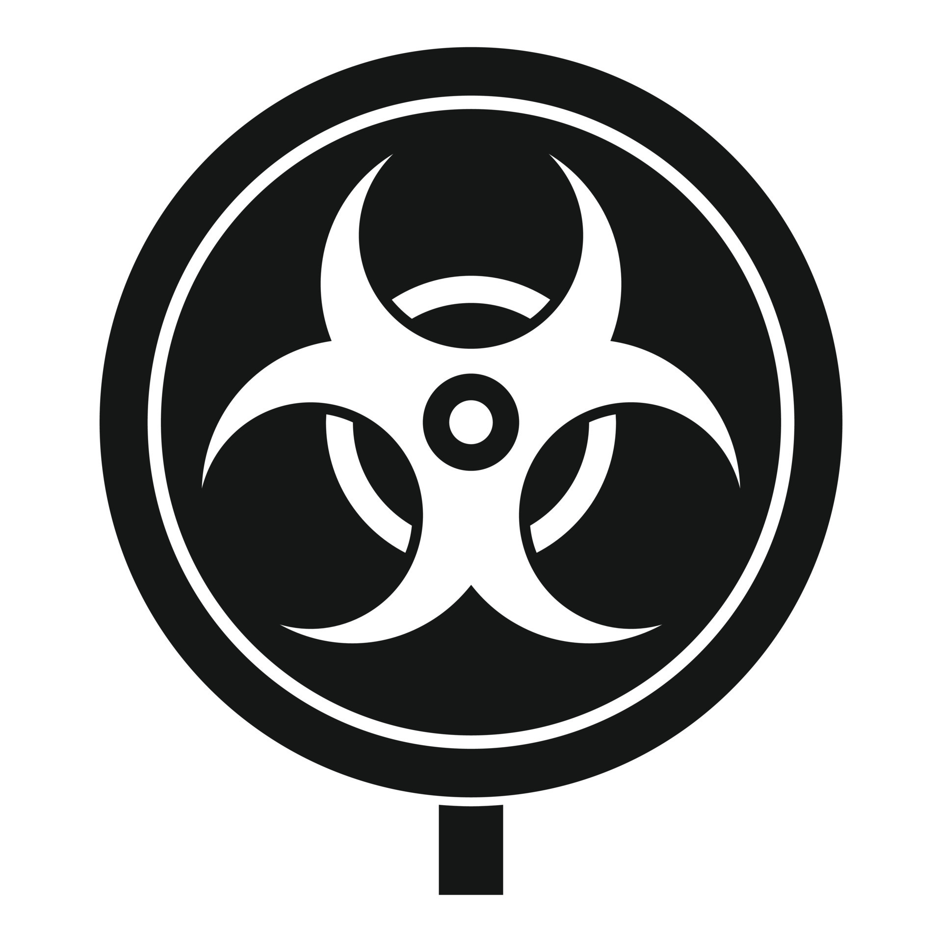 Hazard zone sign icon, simple style 14503593 Vector Art at Vecteezy