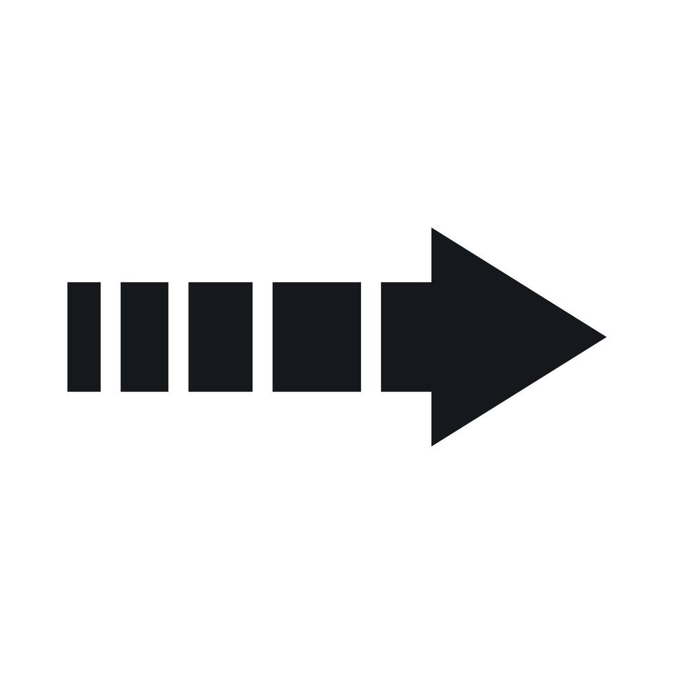 Cursor icon, simple style vector