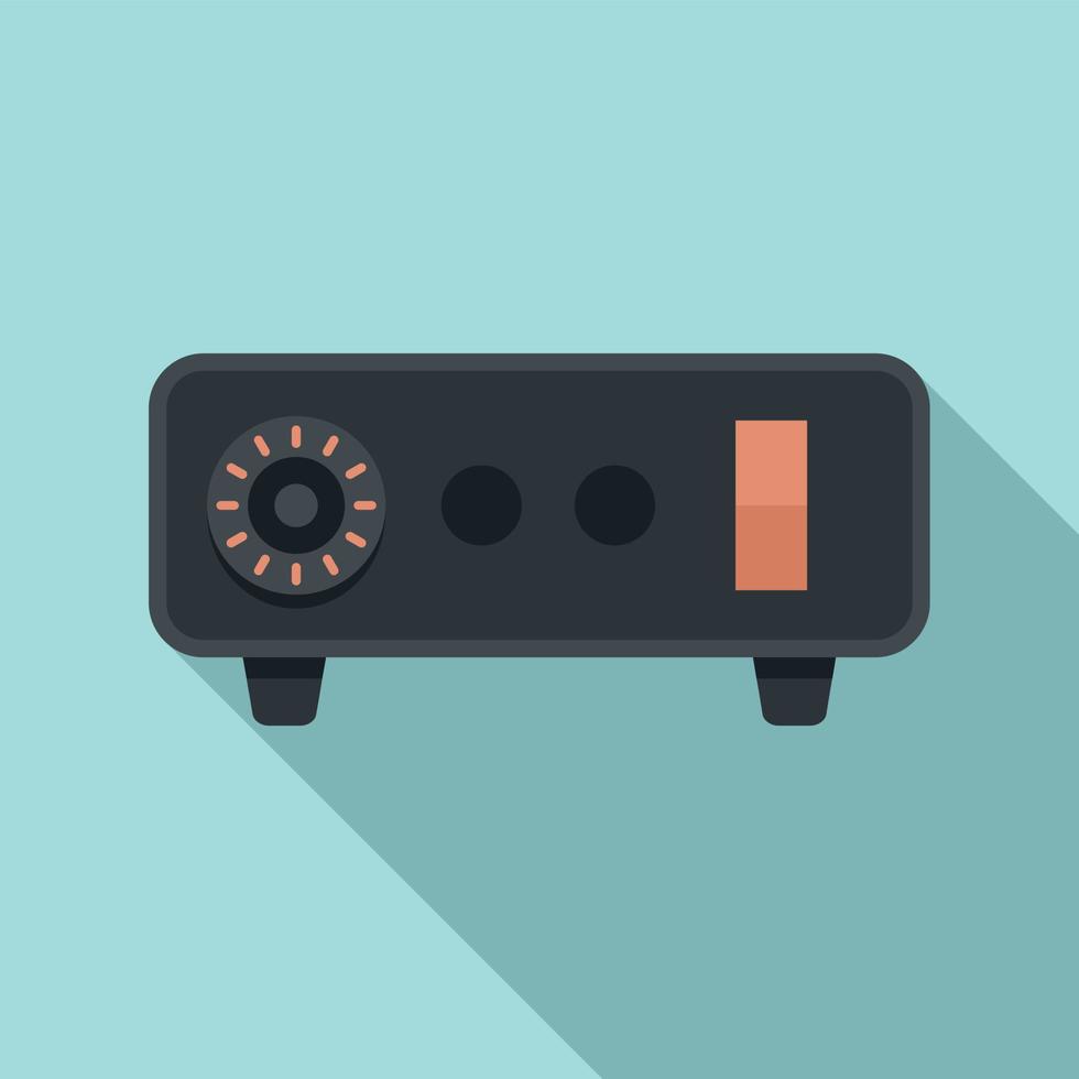 Tattoo device machine icon, flat style vector