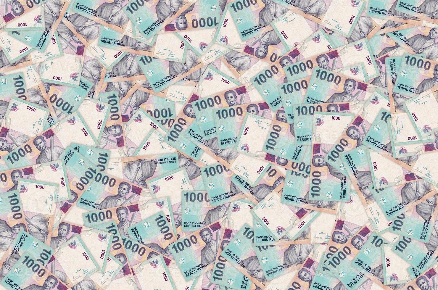 Kapitan Pattimura portrait on Indonesia 1000 rupiah bank note, former currency of Indonesia photo