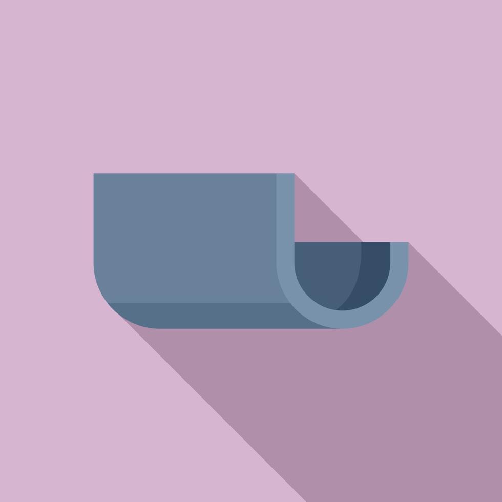 Architecture gutter icon, flat style vector