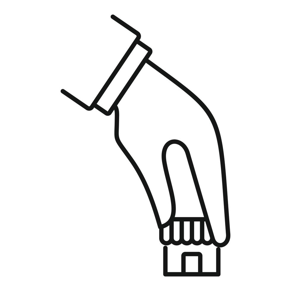 Take new business idea icon, outline style vector