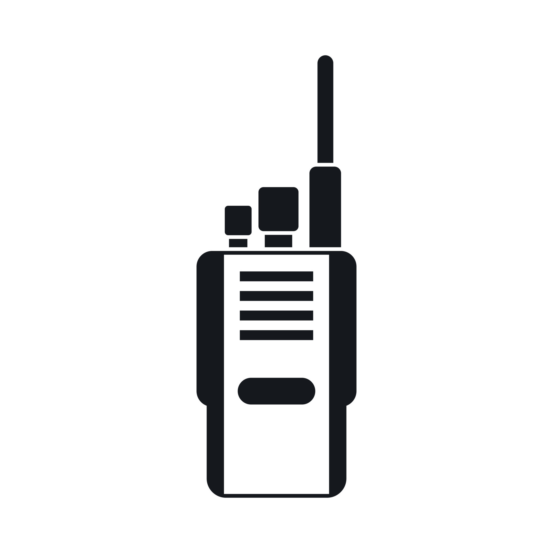 Radio icon, simple style 14504349 Vector Art at Vecteezy