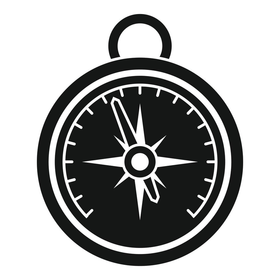 Home barometer icon, simple style vector