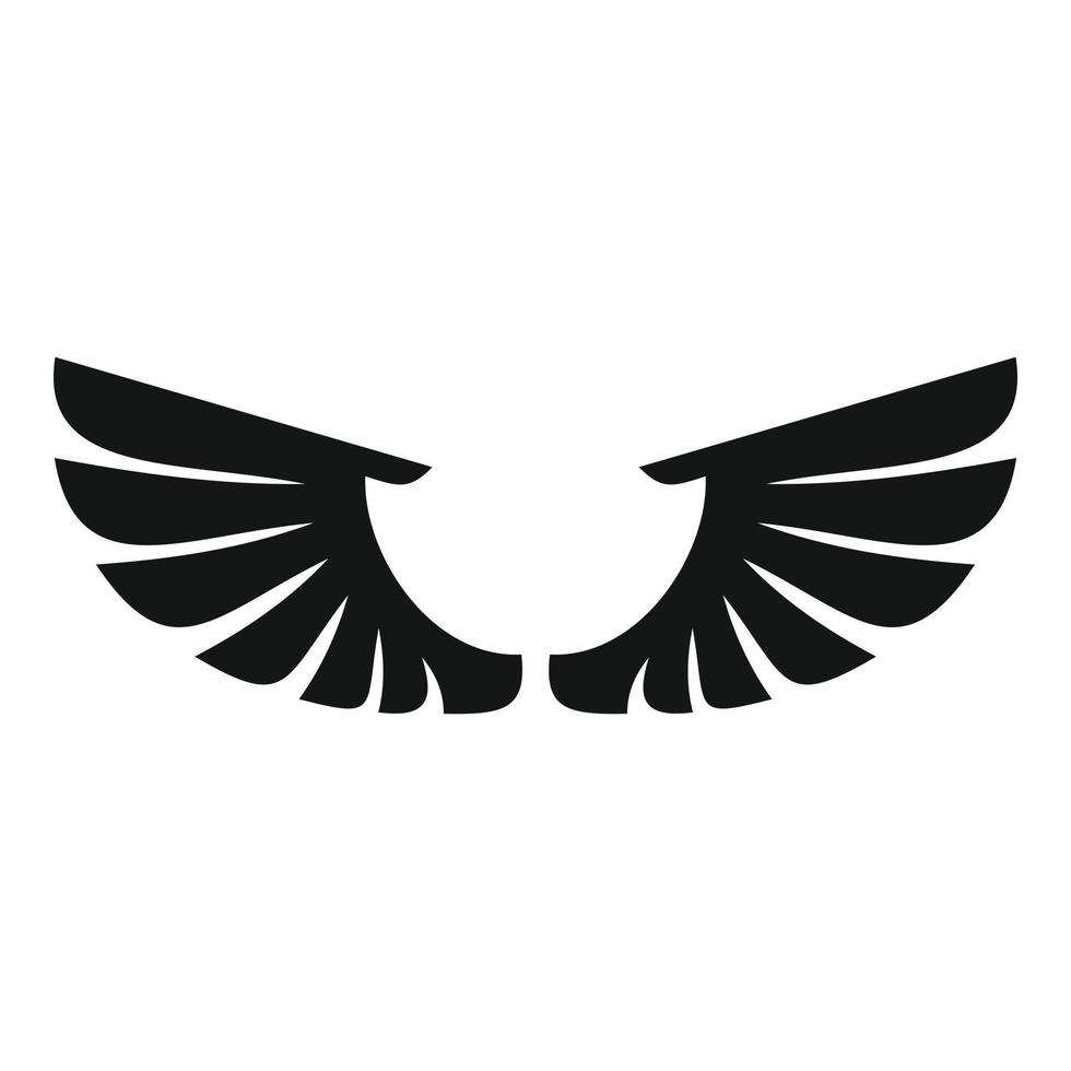 Flight wings icon, simple style 14504656 Vector Art at Vecteezy