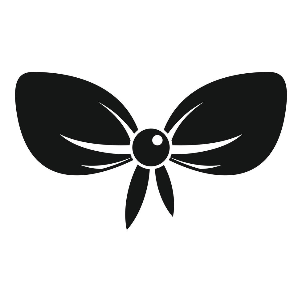 Erotic bra icon, simple style vector