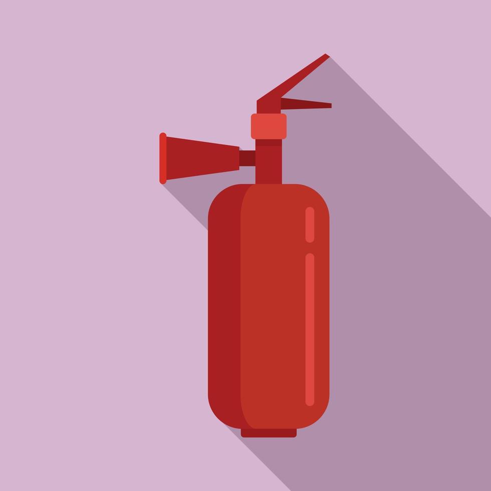 Fire extinguisher help icon, flat style vector