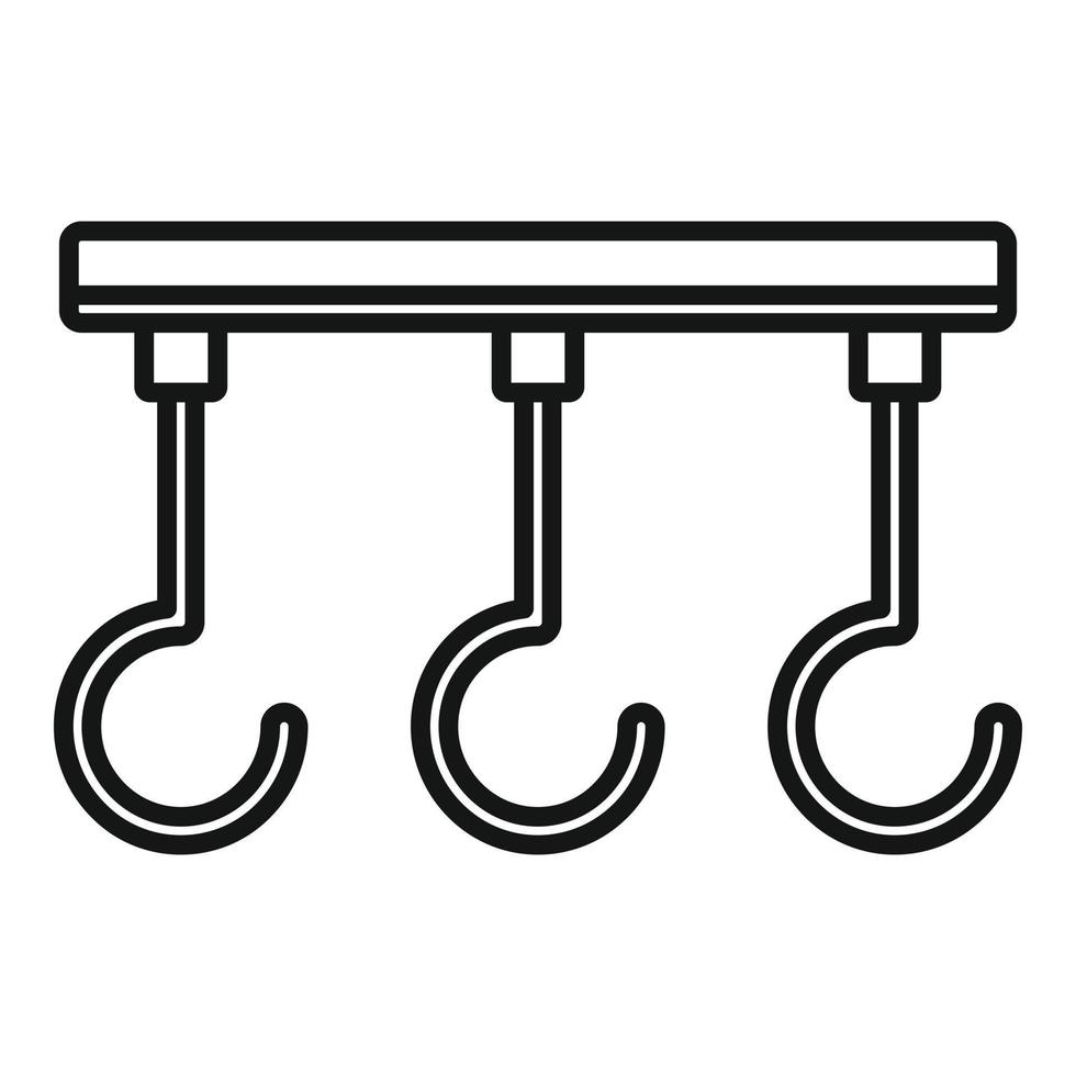 Gravity science equipment icon, outline style vector