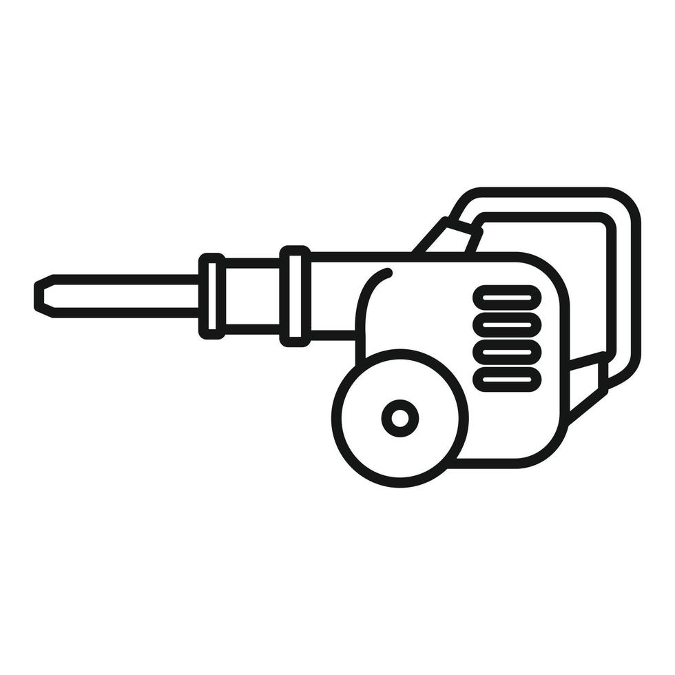 Gasoline leaf pump icon, outline style vector