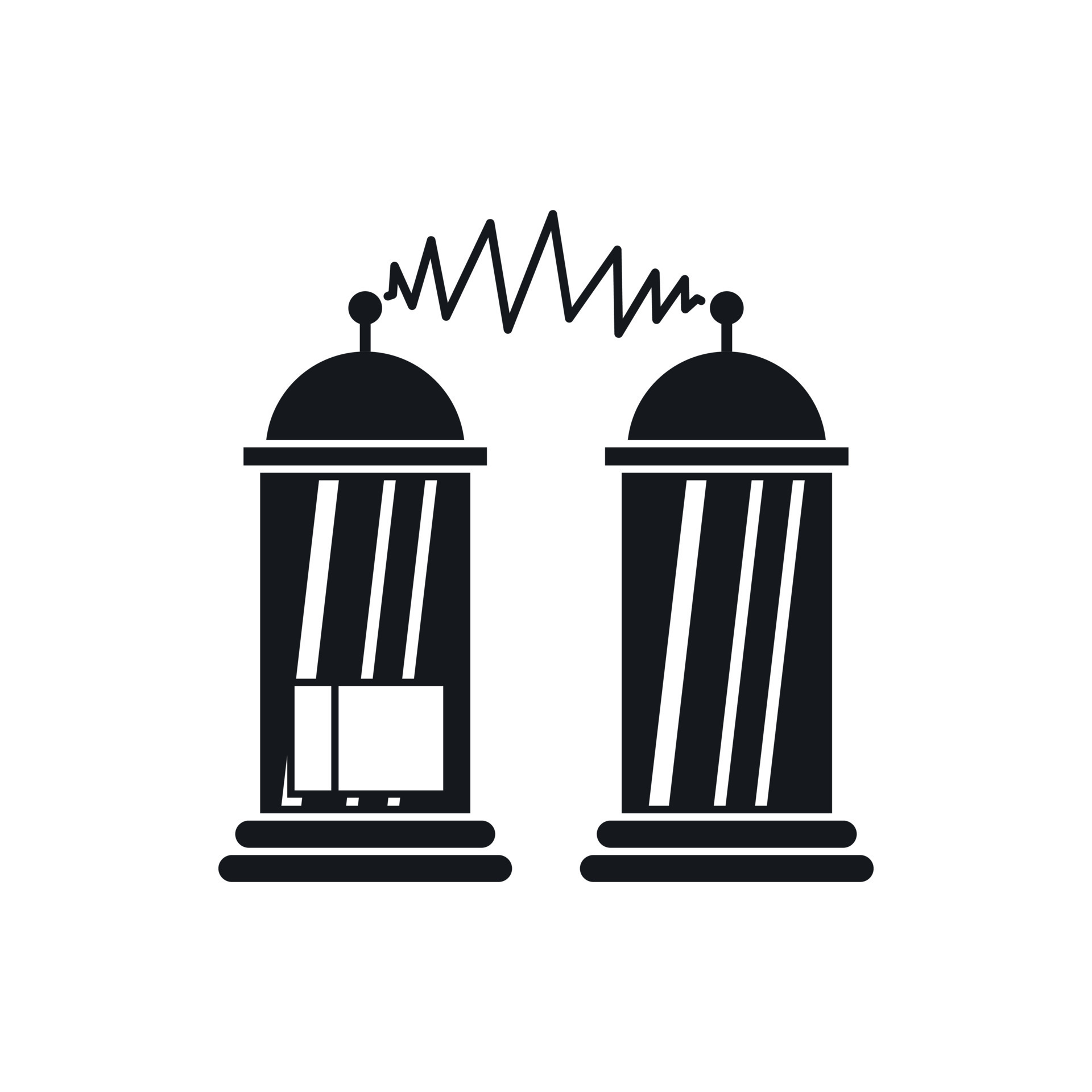 Electrical impulses icon, simple style 14505490 Vector Art at Vecteezy