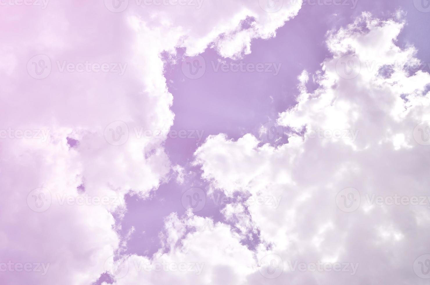 Beautiful blue sky background template with some space for input text message below isolated on blue photo