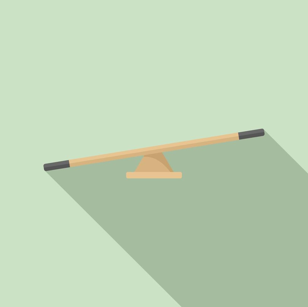 Dog training bar icon, flat style vector