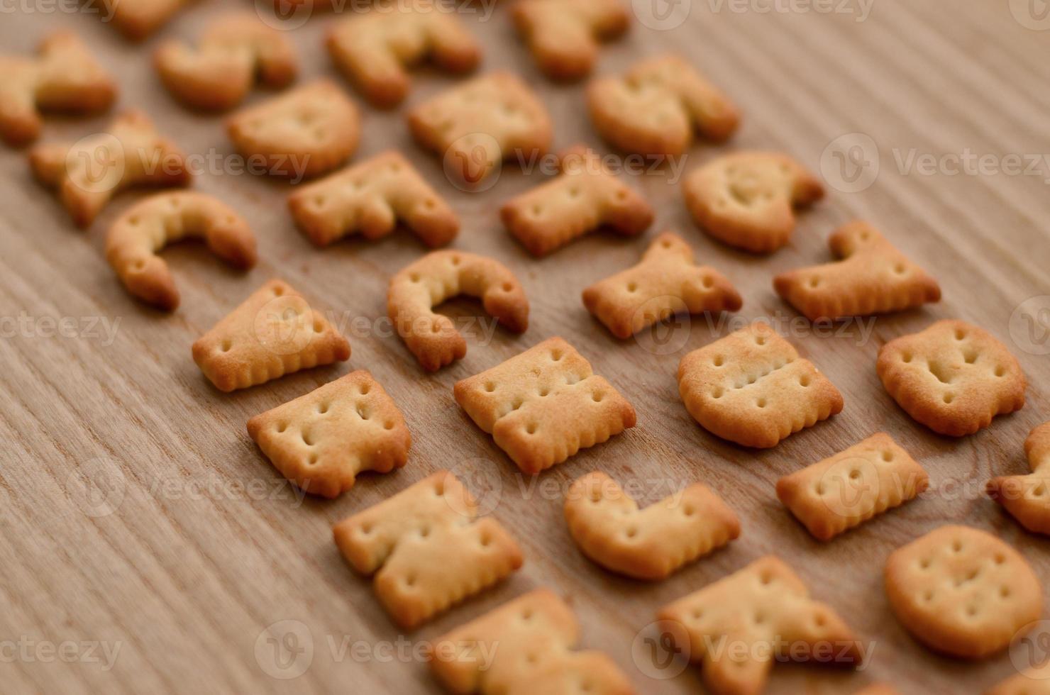 Cracker keyboard buttons photo
