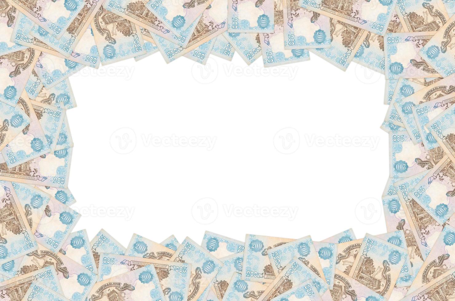 Castle tower in Lutsk from old Ukrainian 200 Hryvnia bill 1994 Banknote photo