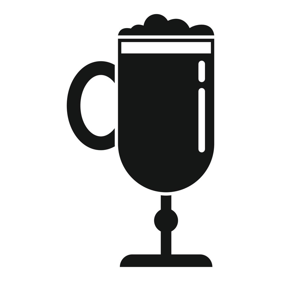 Bartender drink icon, simple style vector