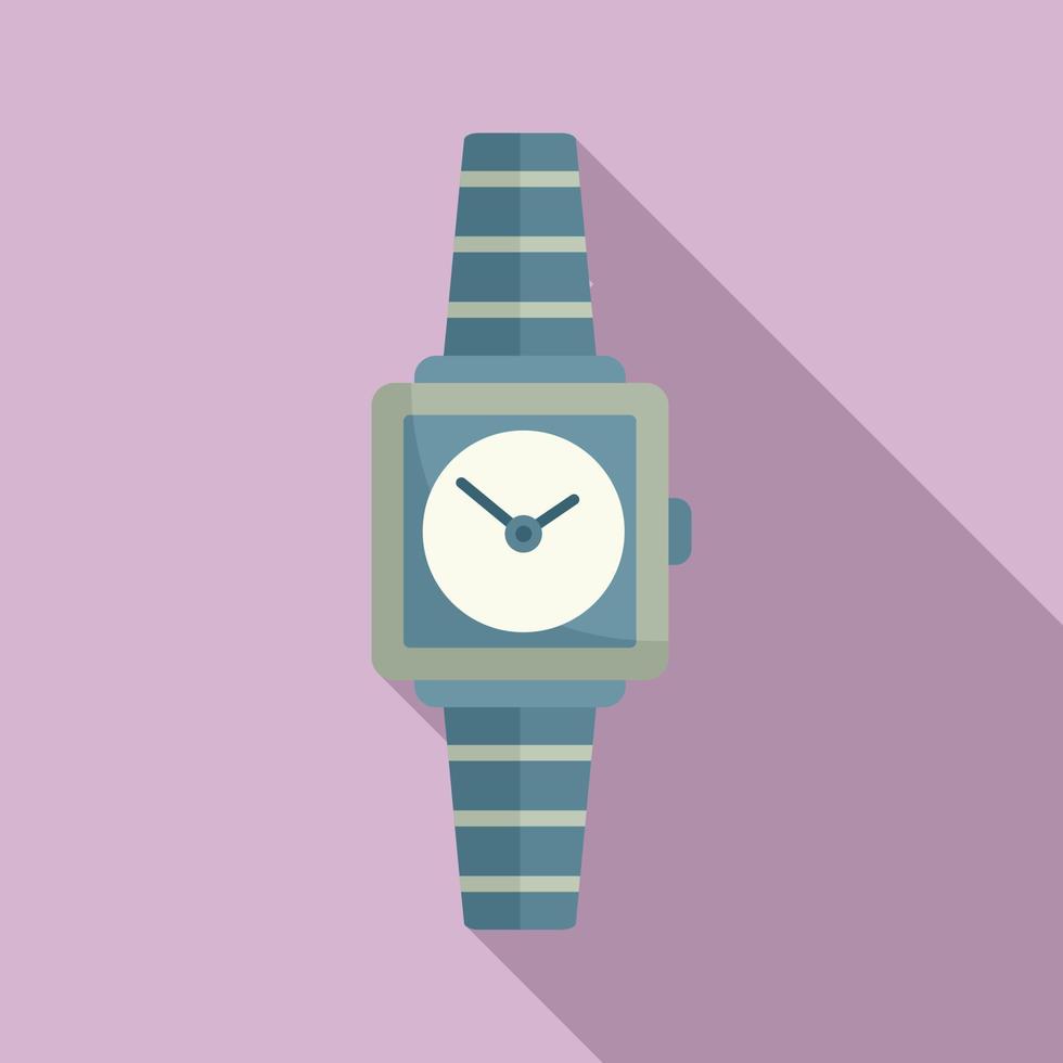 Watch repair icon, flat style vector