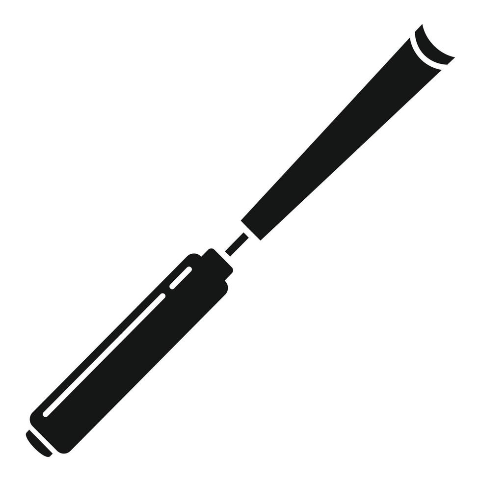 Chisel icon, simple style vector