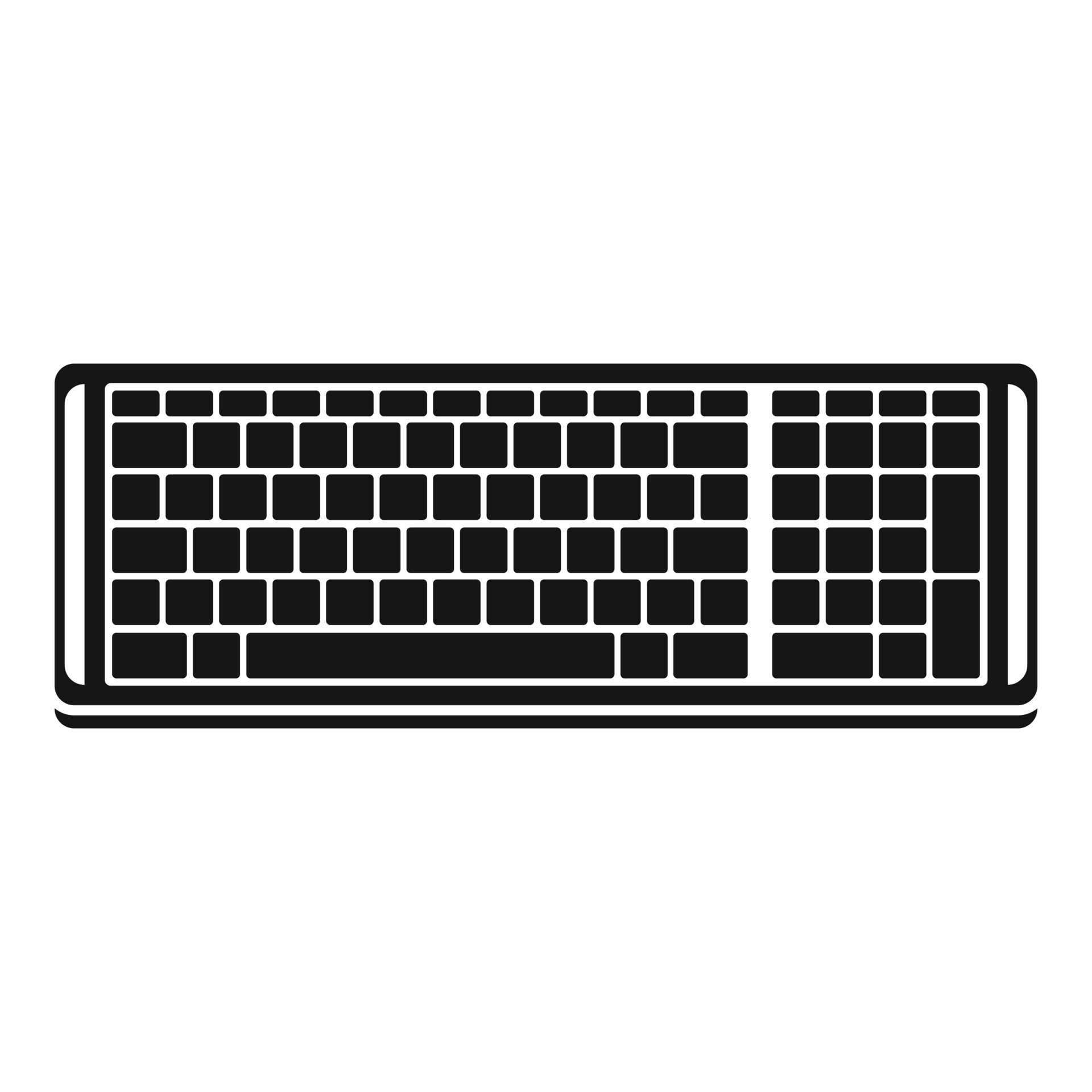 Button keyboard icon, simple style 14513662 Vector Art at Vecteezy
