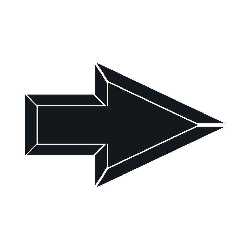 Pointer icon, simple style vector