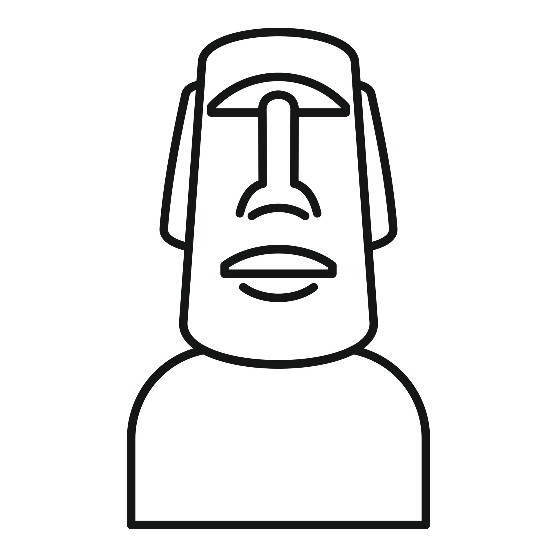 Easter Island moai statue icon color outline vector 19193046 Vector Art at  Vecteezy