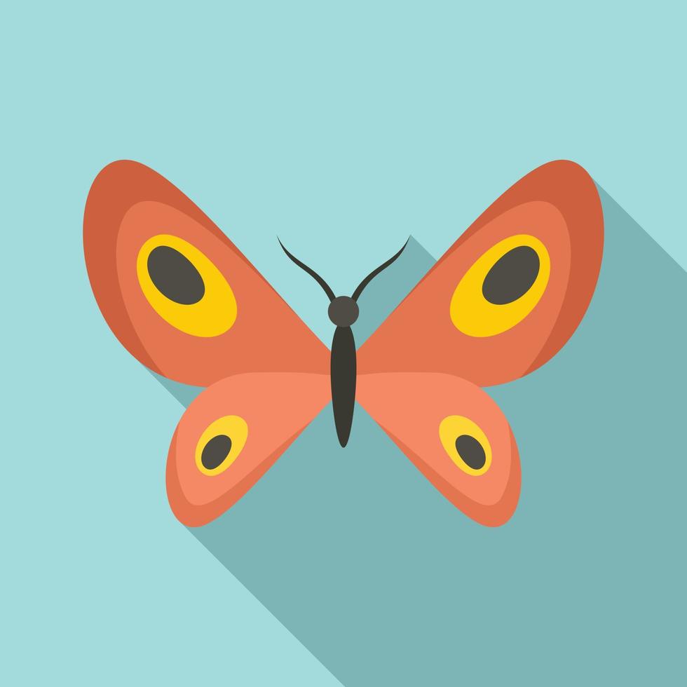 icono de mariposa de diseño, estilo plano vector