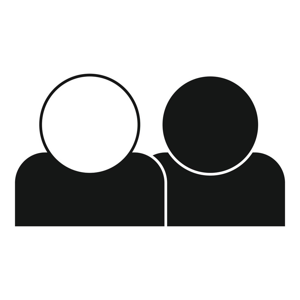 Stop racism integrity icon, simple style vector