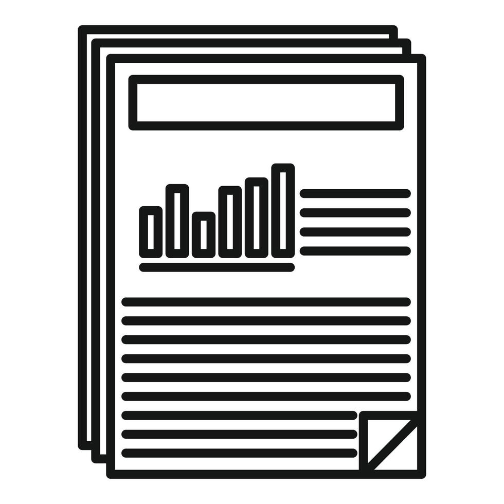 Estimator capital icon, outline style vector